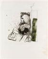 SALVADOR DALÍ Collection of 19 etchings and 2 etched copper plates from La Vida es Sueño.